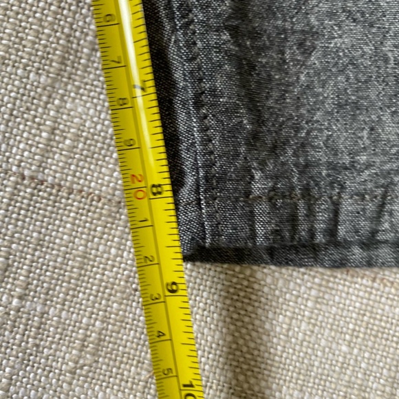 Levis Strauss Mens Grey Linen Blend Casual Vacation Summer Shorts-Sz-36 - Picture 14 of 15